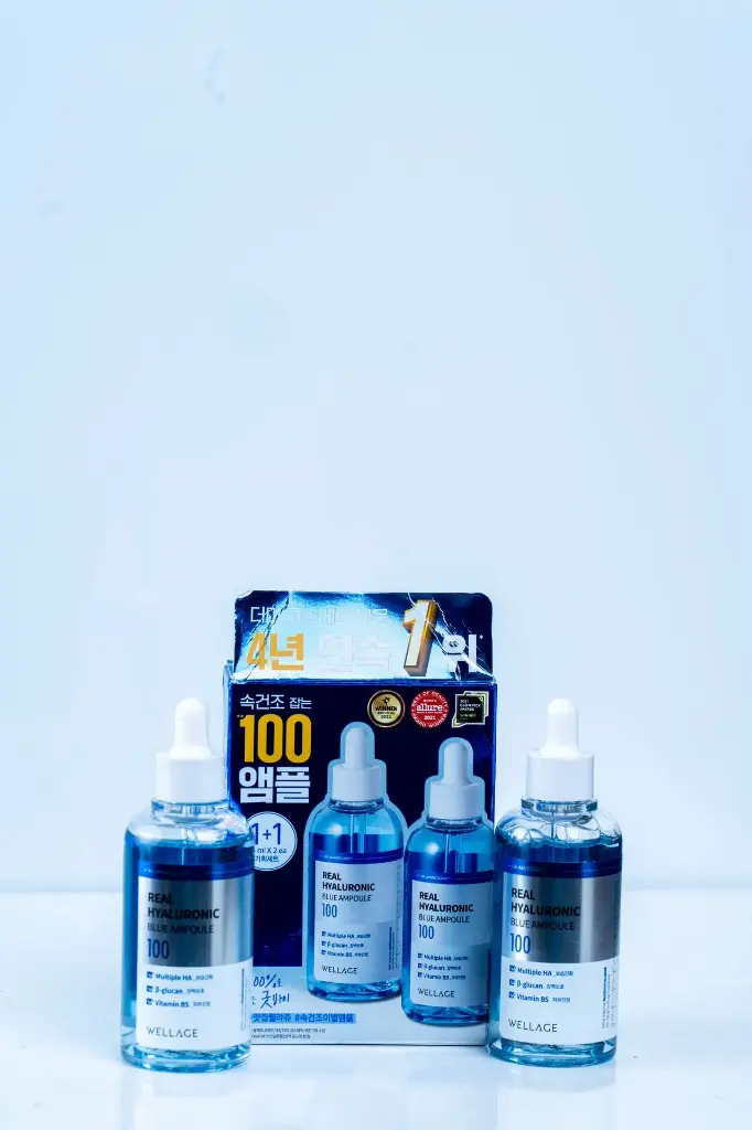 REAL Hyaluronic Blue ampoule 100 Coffret Double