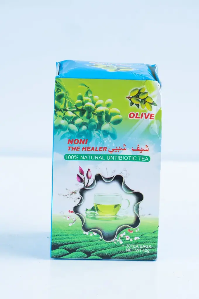 OLIVE NONI THE HEALER 100% NATURAL UNTIBIOTIC TEA 