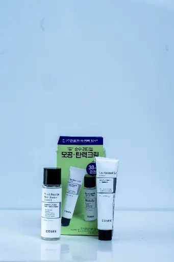 Coffret COSRX The Retinol 0.1 Crème (20 ml) + The 6 Peptide Skin Booster Sérum (30 ml) 