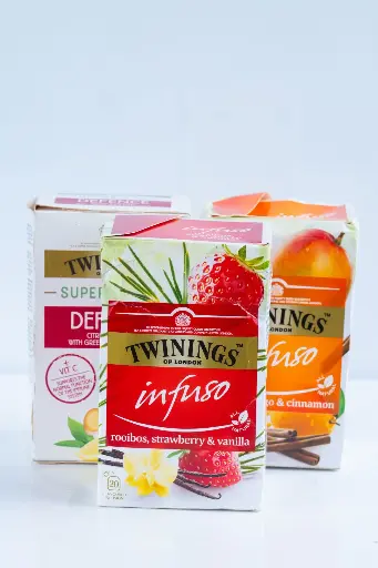 TWININGS 
infuso (Rooibos, Strawberry & Vanilla) 